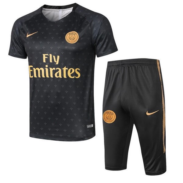 Entrenamiento Paris Saint Germain Conjunto Completo 2018-2019 Negro Amarillo